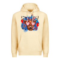 Pina Colada western america cow Premium Hoodie - JahusDesignShop