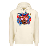 Tofu western america cow Premium Hoodie - JahusDesignShop