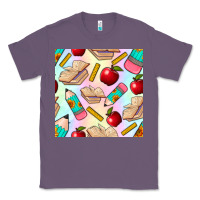 Lavender school seamless pattern Classic Tee - BundleAndBundleShop