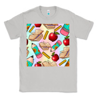 Moon Dust school seamless pattern Classic Tee - BundleAndBundleShop