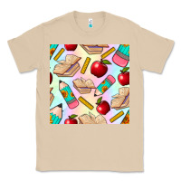 Mushroom school seamless pattern Classic Tee - BundleAndBundleShop