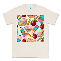 Natural school seamless pattern Classic Tee - BundleAndBundleShop