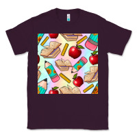 Plum school seamless pattern Classic Tee - BundleAndBundleShop