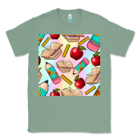 Sage school seamless pattern Classic Tee - BundleAndBundleShop