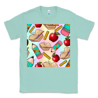 Seafoam school seamless pattern Classic Tee - BundleAndBundleShop