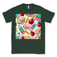 Sports Green school seamless pattern Classic Tee - BundleAndBundleShop