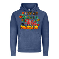 Vintage Denim rawr means grateful in dinosaur Vintage Hoodie - CowhideDigitalArt