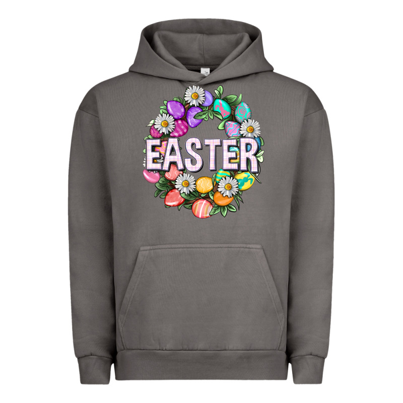Easter With Eggs And Daisy Easter Day Urban Hoodie by HowdyJamesFarm | Teevron