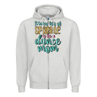 Dove Grey it takes lots of sparkle to be a dance mom Zipper Hoodie - MaliasSmallBusiness