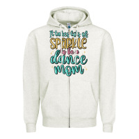 Oatmeal Heather it takes lots of sparkle to be a dance mom Zipper Hoodie - MaliasSmallBusiness