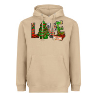 Mushroom Love Christmas tree cake Heavyweight Hoodie - NancyCooperArtShop