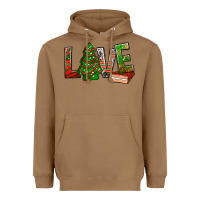 Love Christmas Tree Cake Heavyweight Hoodie | Teevron