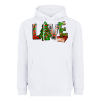 White Love Christmas tree cake Heavyweight Hoodie - NancyCooperArtShop