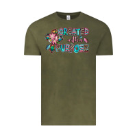 Vintage Olive created with a purpose Vintage Tee - AdoDesignShop