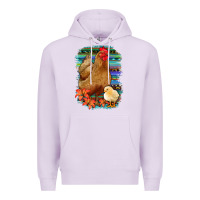 Lilac Chicken with Chick Premium Hoodie - Bettercallsaul