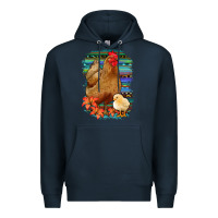 Navy Chicken with Chick Premium Hoodie - Bettercallsaul