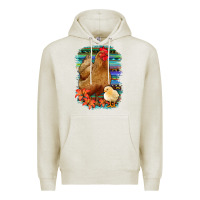 Oatmeal Heather Chicken with Chick Premium Hoodie - Bettercallsaul