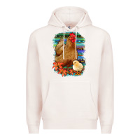 Pale Pink Chicken with Chick Premium Hoodie - Bettercallsaul