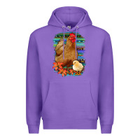 Purple Chicken with Chick Premium Hoodie - Bettercallsaul