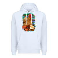 White Chicken with Chick Premium Hoodie - Bettercallsaul