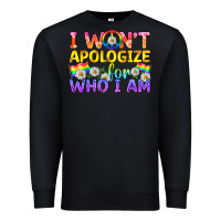 Black LGBTQ I Won't Apologize For Who I Am Premium Sweatshirt - BundleAndBundleShop