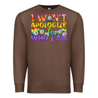 Chestnut LGBTQ I Won't Apologize For Who I Am Premium Sweatshirt - BundleAndBundleShop
