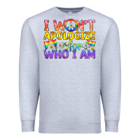 Heather Grey LGBTQ I Won't Apologize For Who I Am Premium Sweatshirt - BundleAndBundleShop