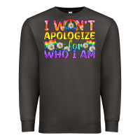 Smoke LGBTQ I Won't Apologize For Who I Am Premium Sweatshirt - BundleAndBundleShop