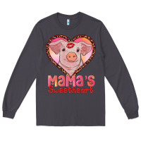 Smoke mama's sweetheart baby pig Long Sleeve Tee - AdoDesignShop