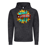 Vintage Black what a great day to be alive Vintage Hoodie - HRA Design Shop