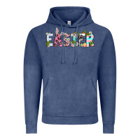 Vintage Denim Easter Day Vintage Hoodie - Neo Western