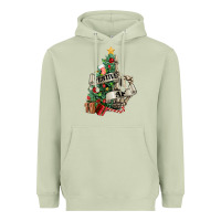 Matcha Festive af Christmas middle finger Heavyweight Hoodie - NancyCooperArtShop