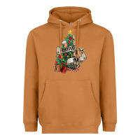 Meerkat Festive af Christmas middle finger Heavyweight Hoodie - NancyCooperArtShop