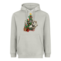 Moon Dust Festive af Christmas middle finger Heavyweight Hoodie - NancyCooperArtShop