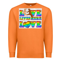 Carrot Western LGBTQ+ Love Lives Here Tumbler Premium Sweatshirt - BundleAndBundleShop