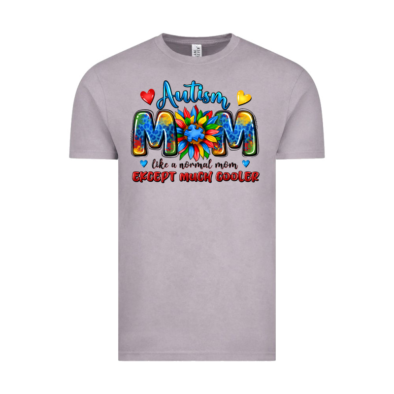 Autism Mom Like A Normal Mom Except Much Cooler Vintage Tee by JahusDesignShop | Teevron
