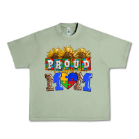 Oil Green proud mom Urban Heavy Tee - AdoDesignShop