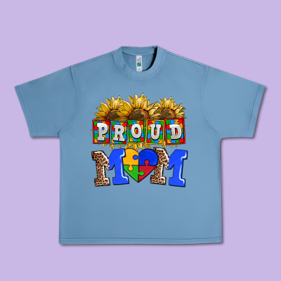 Proud Mom Urban Heavy Tee Designed By Adodesignshop