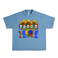 Pebble Blue proud mom Urban Heavy Tee - AdoDesignShop