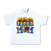 White proud mom Urban Heavy Tee - AdoDesignShop
