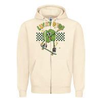 Sandshell lucky dude Zipper Hoodie - MaliasSmallBusiness