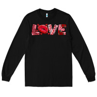 Black love with kiss Long Sleeve Tee - AdoDesignShop