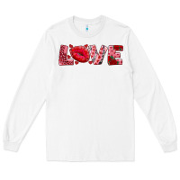 White love with kiss Long Sleeve Tee - AdoDesignShop