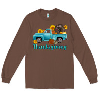 Chestnut thanksgiving truck turkey Long Sleeve Tee - AdoDesignShop