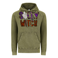 Vintage Olive Salty Witch Vintage Hoodie - CowhideDigitalArt