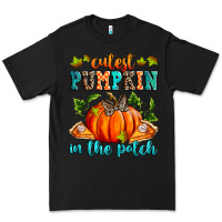 Black Cutest pumpkin in the patch Premium Tee - RanaPortraitStore