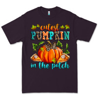 Plum Cutest pumpkin in the patch Premium Tee - RanaPortraitStore