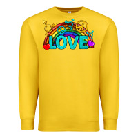 Lemon Western LGBTQ+ Love Rainbow Premium Sweatshirt - BundleAndBundleShop