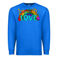 True Royal Western LGBTQ+ Love Rainbow Premium Sweatshirt - BundleAndBundleShop