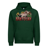 Forest Green Kentucky 4th of july Urban Hoodie - HowdyJamesFarm
